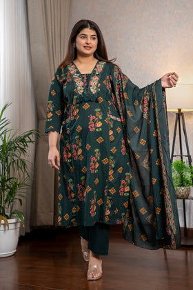 Forest Paisley Kurta Set