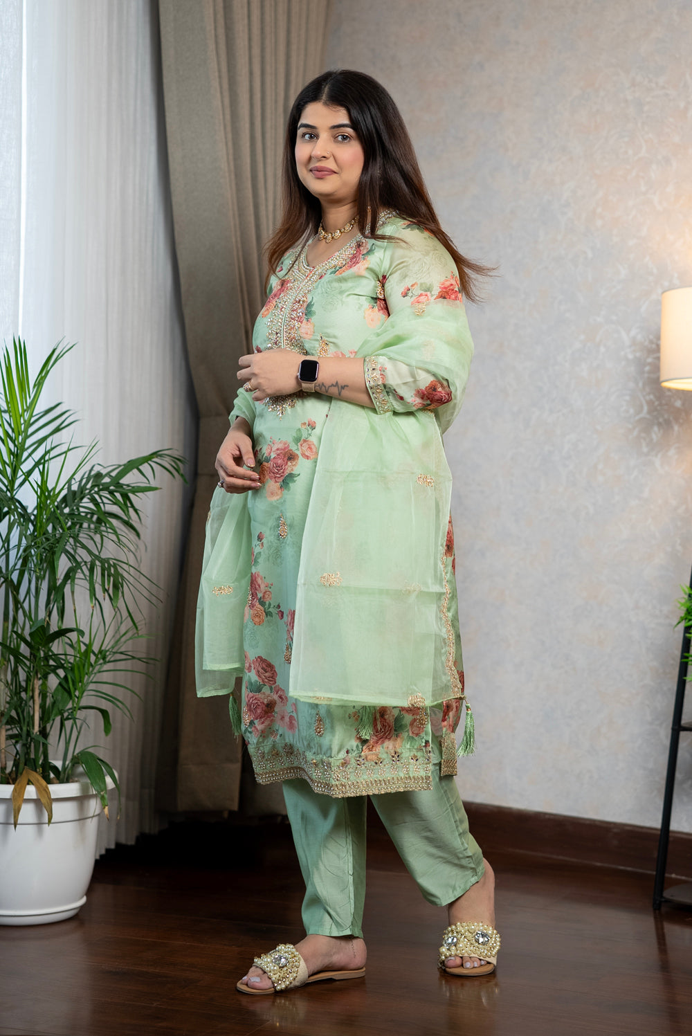 Mint Green Kurta Set