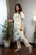 Ivory Cotton Kurta Set