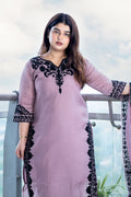 Mauve Kashmiri Design Suit Set