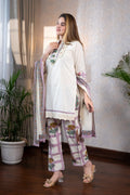 Mauve Pure Cotton Suit Set