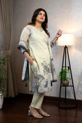 Ivory Cotton Kurta Set