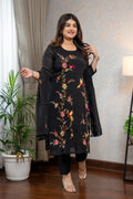 Handwork Mul Chanderi Kurta Set