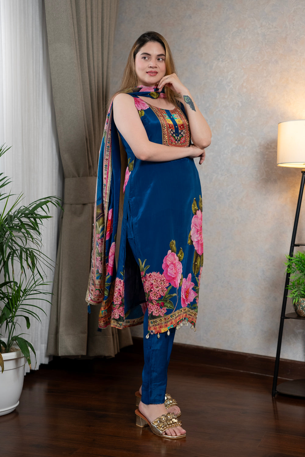 Royal Blue Kurta Set
