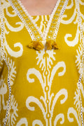 Mustard Pure Cotton A Line Suit Set