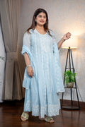 Sky Mul Cotton Kurta Set