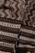 Farshi Salwar Chocolate Brown Print Suit Set