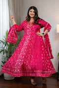 Dola Silk Anarkali Suit Set