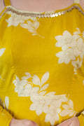 Yellow Anarkali Suit Set