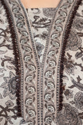 Farshi Salwar Chocolate Brown Print Suit Set