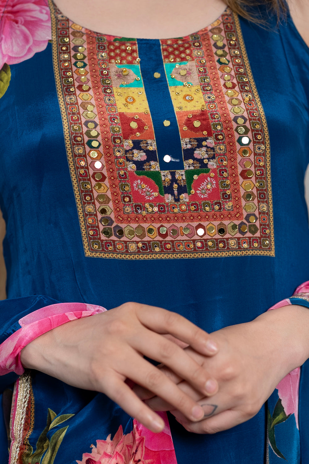Royal Blue Kurta Set