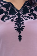Mauve Kashmiri Design Suit Set