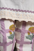 Mauve Pure Cotton Suit Set