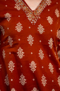 Rust Cottton Kurta Set