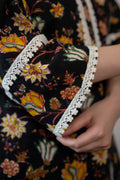 Black Floral Printed Co-ord Set