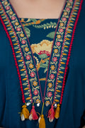 Blue Anarkali Suit Set