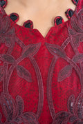 Maroon Cheetah Print Suit Set