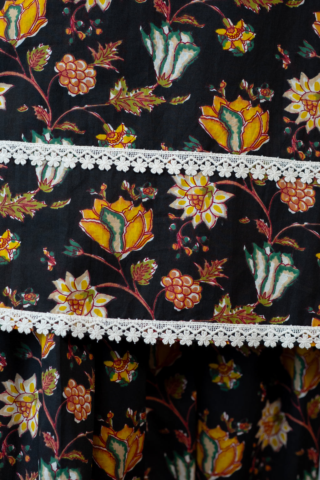 Black Floral Printed Co-ord Set