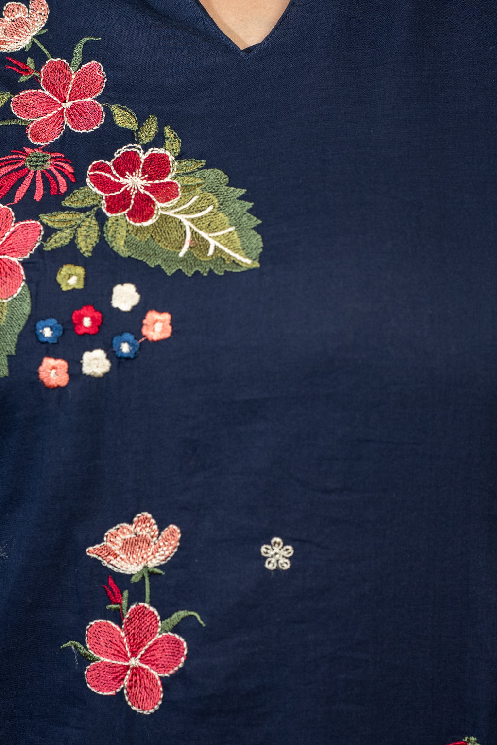 Navy Wildflower Suit Set