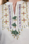 Mauve Pure Cotton Suit Set