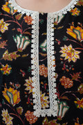Black Floral Printed Co-ord Set